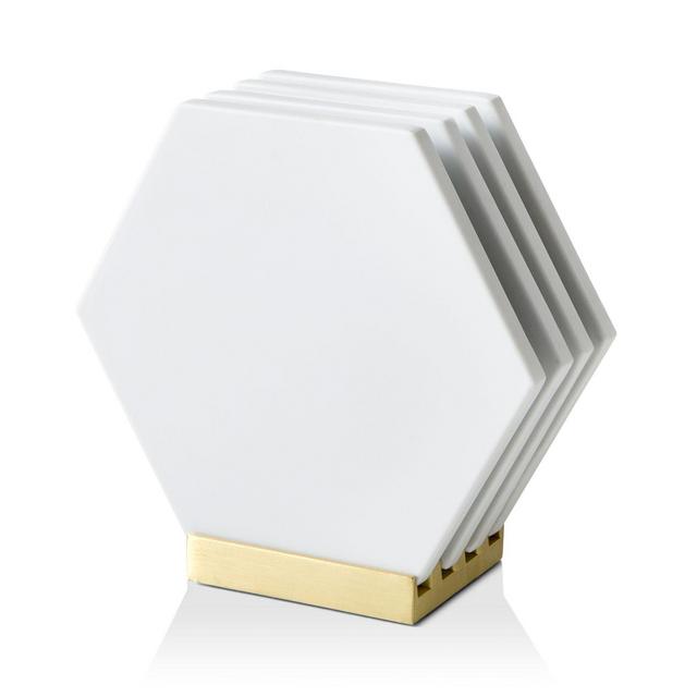 Rabbit RBT 5-Piece Coaster and Stand Set