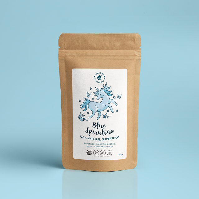 100% Natural Blue Spirulina Powder