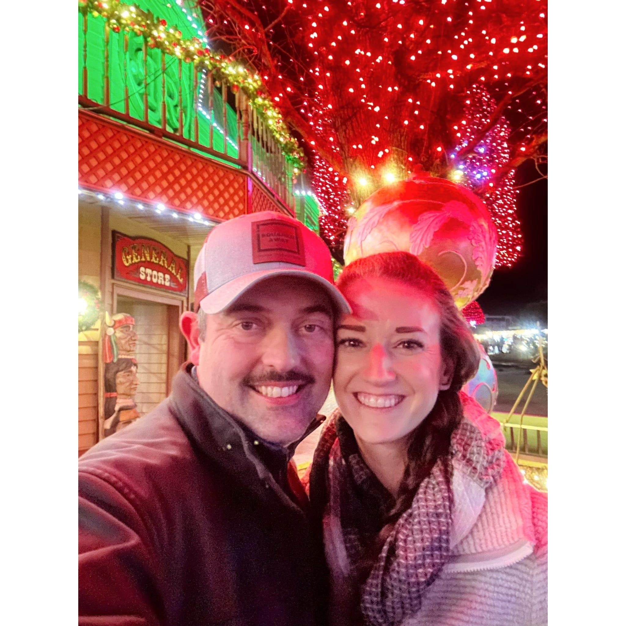 Shannon's favorite time of the year with her favorite person!