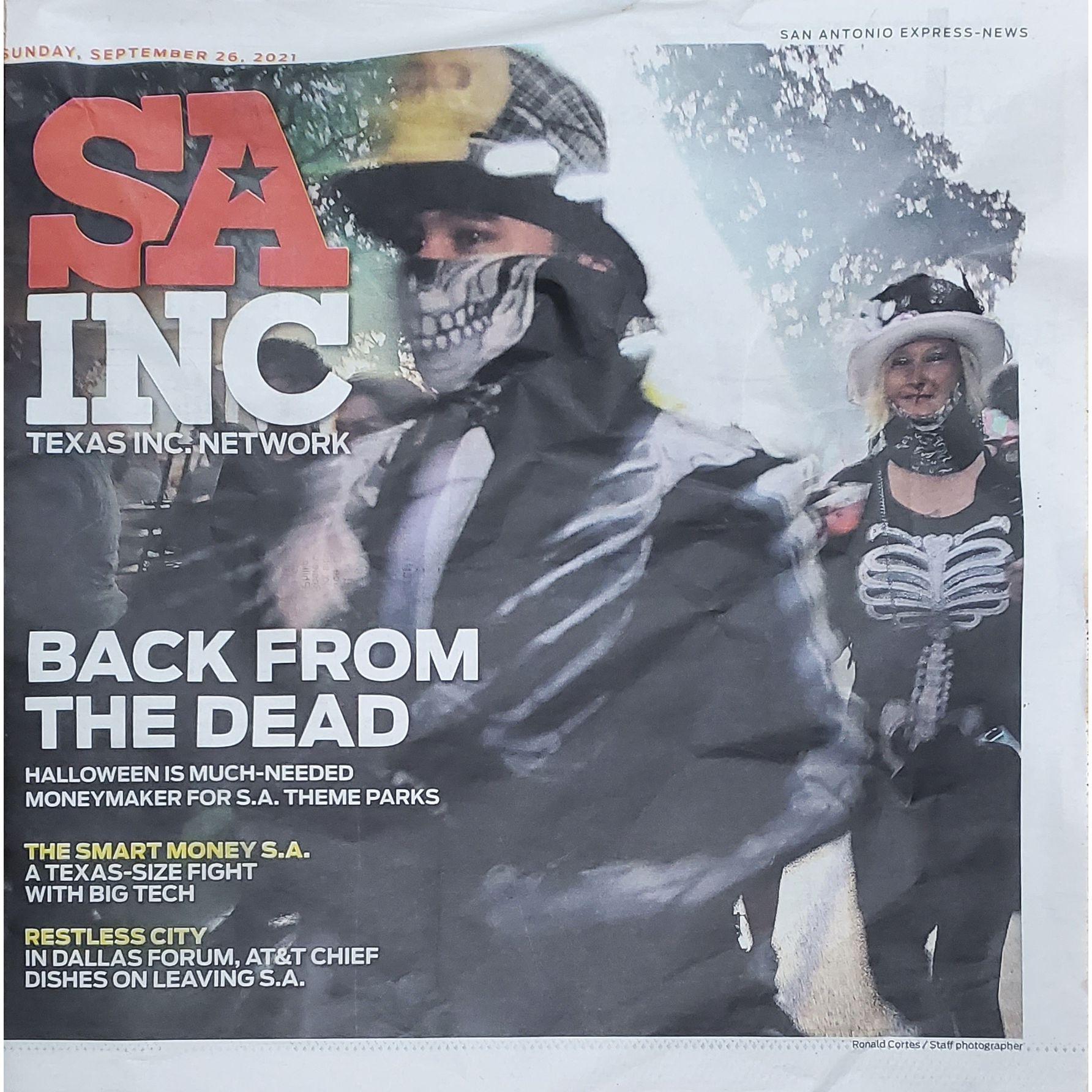 If you read the story on the home page, this is the magazine cover that we were referring to.