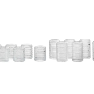 Jupiter by Fortessa DOF and Beverage Glass, Set of 12