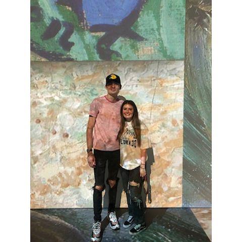 Our time at the Van Gogh exhibit