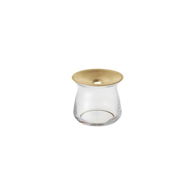 Kinto Luna Flower Vase Clear φ80x70mm