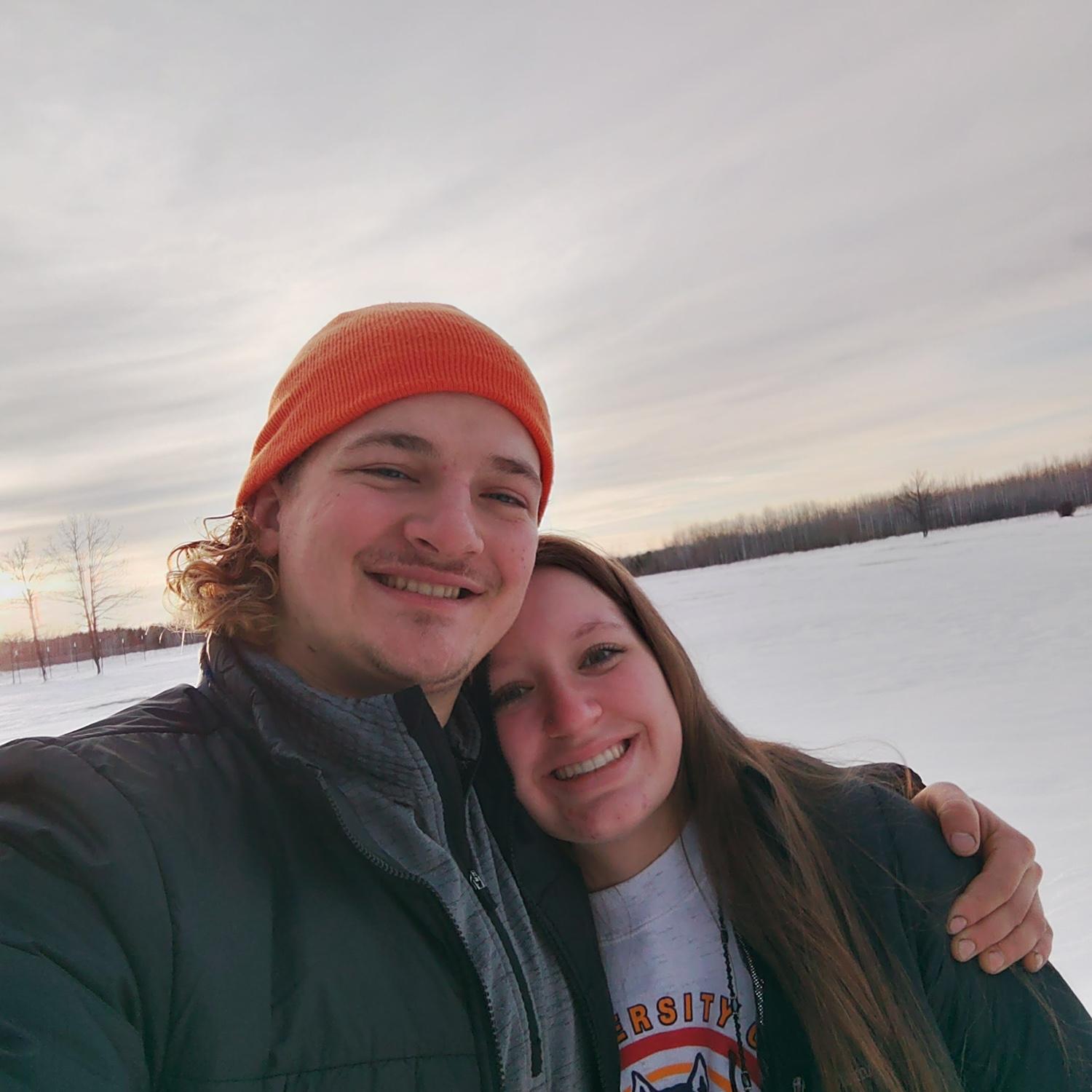Zach's first Thanksgiving in MN.