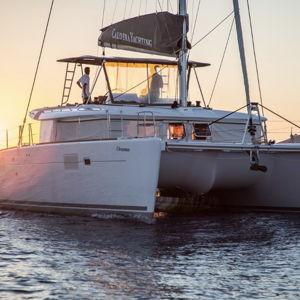 Sunset catamaran