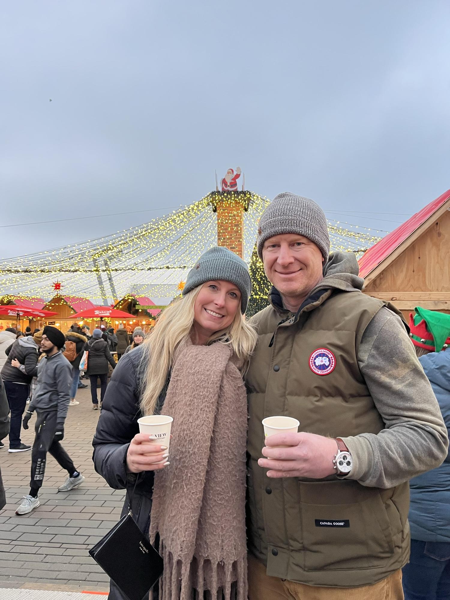 Holiday market adventures in Vancouver.
