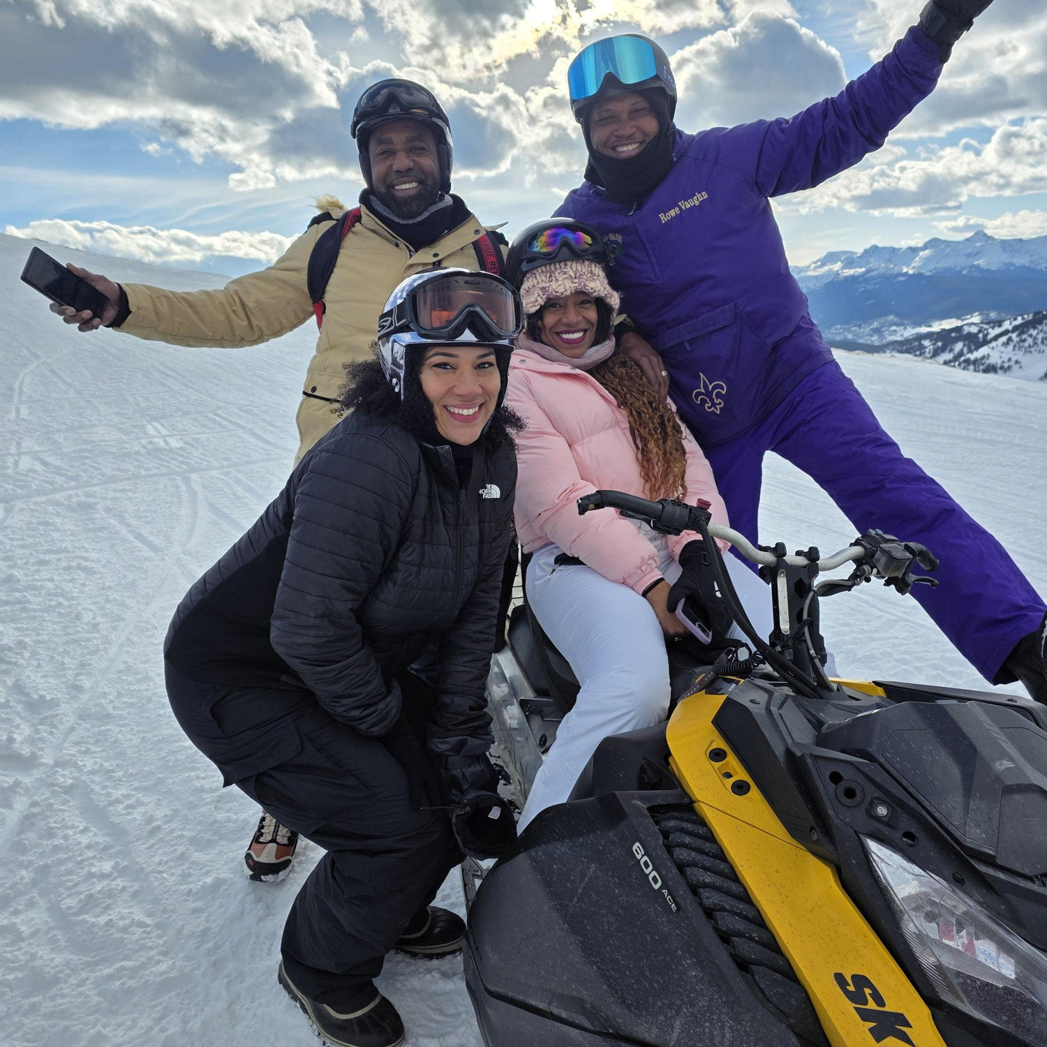 Snowmobiling with our friends at the NBS ski summit Keystone 2025!