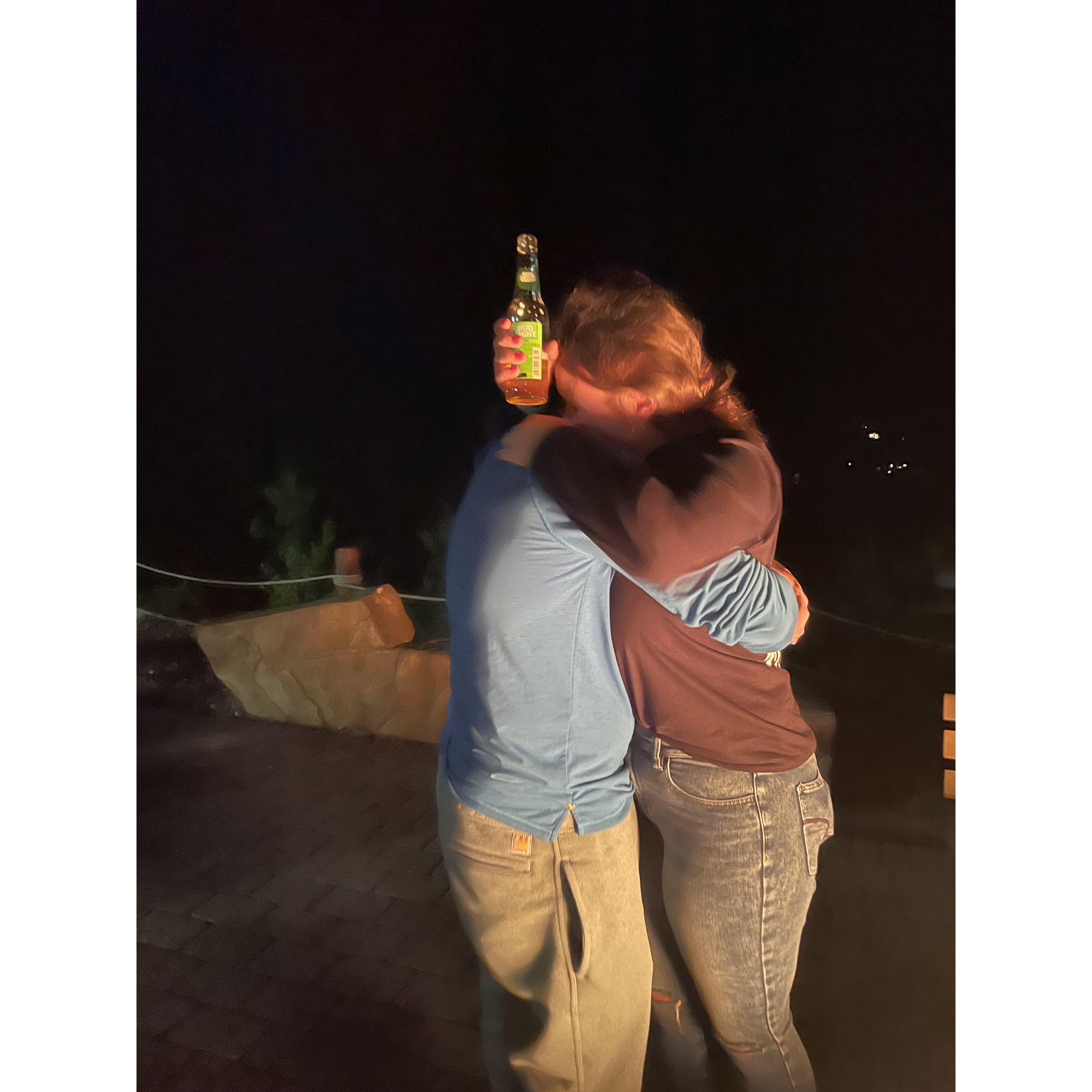 The night we got engaged <3