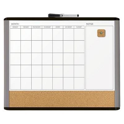 Ubrands MOD Frame 3 n 1 Calendar Board - 16" x 20"