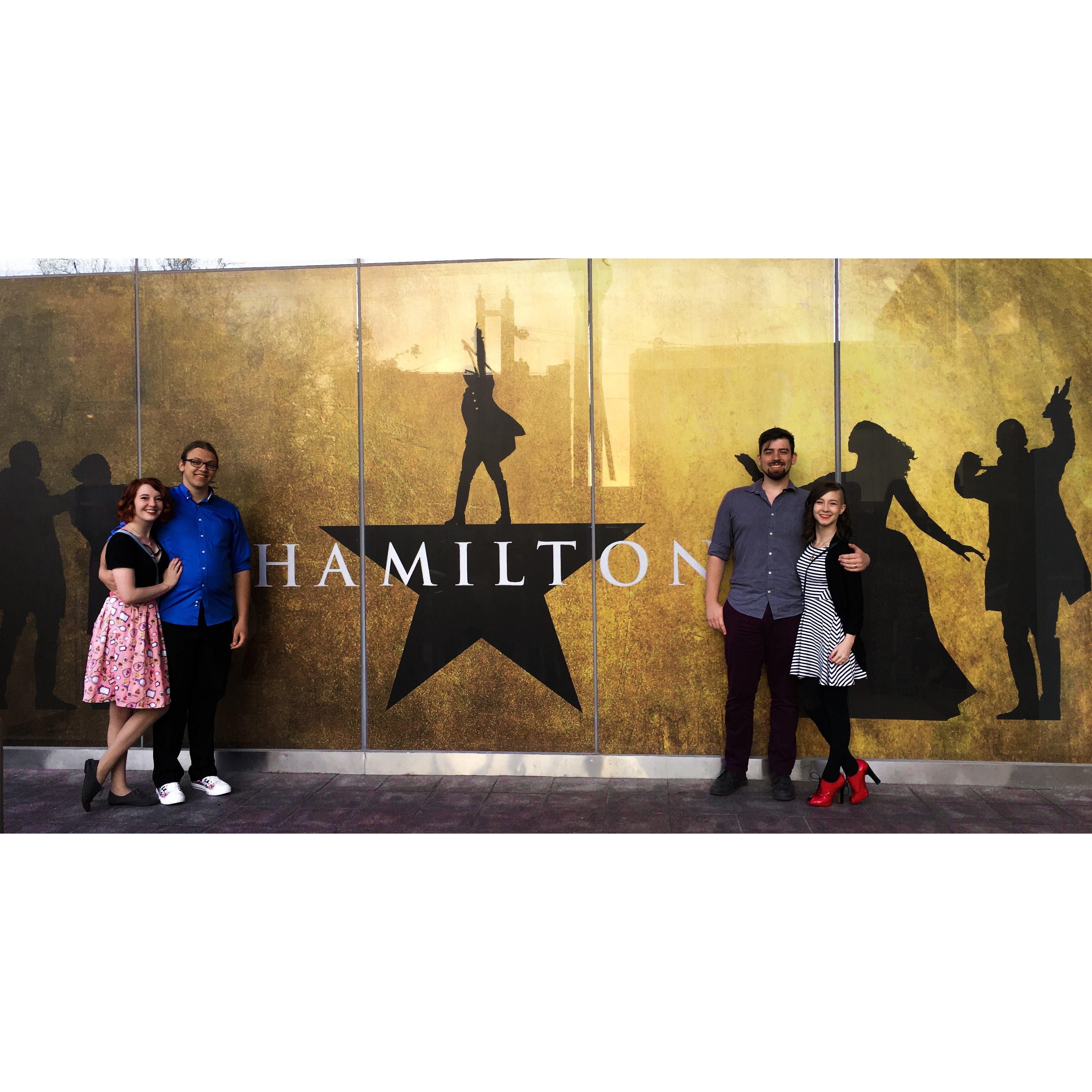 4/20/18 - We. Saw. Hamilton!!!!!!