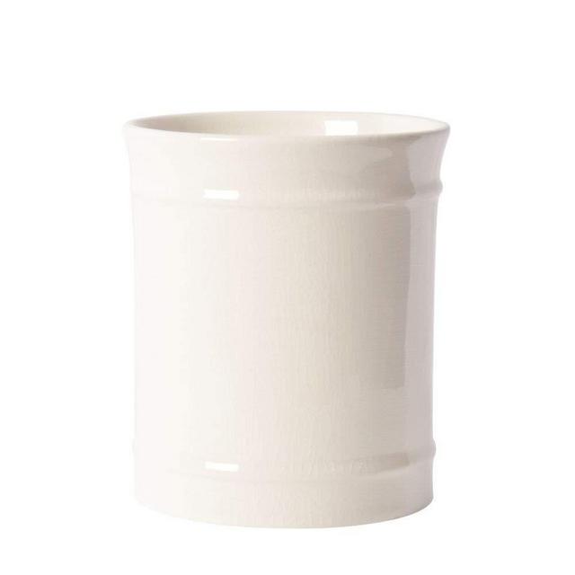 SZUAH Kitchen Ceramic Utensil Holder, Perfect Capacity Utensil Crock, for Kitchen Counter top & Dining Table (Cream)…