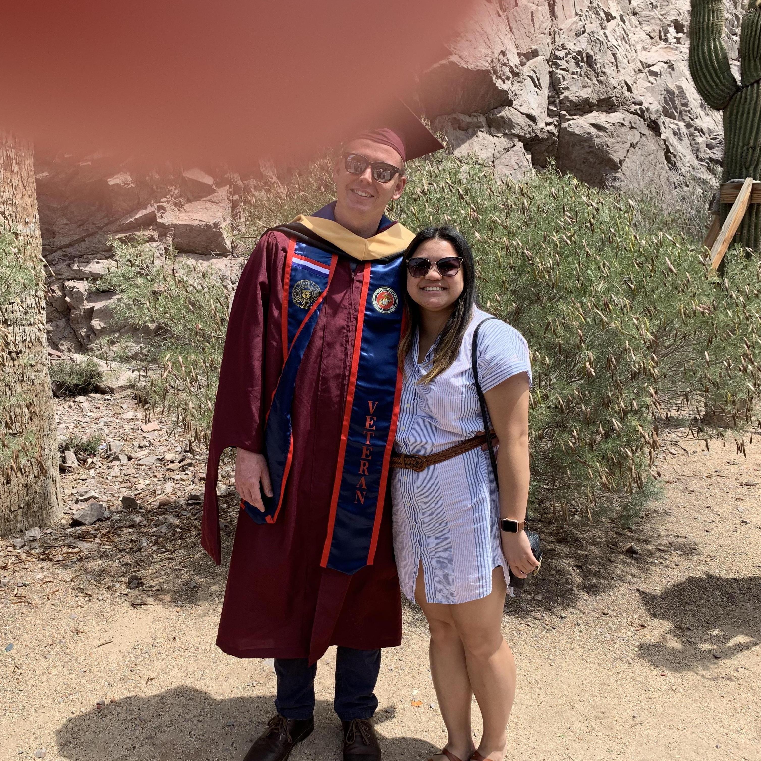 Graduation 3 of 4, Max's MSW (This is the best we have!)