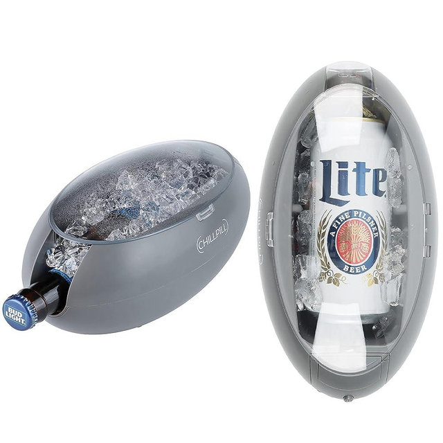 CHILLPILL Instant Drink Chiller - Rapid Beverage Chiller for Cans 12 oz or 16 oz & Glass Bottles - Portable Instant Beverage Cooler - Fast & Efficient Instant Drink Cooler for Parties, Picnics & BBQs