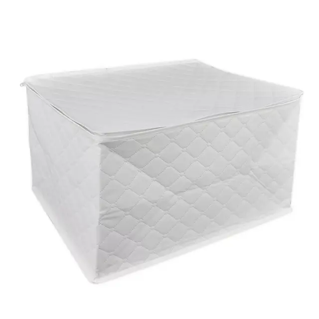 Simply Essential™ Quilted Stemware Storage Set in White