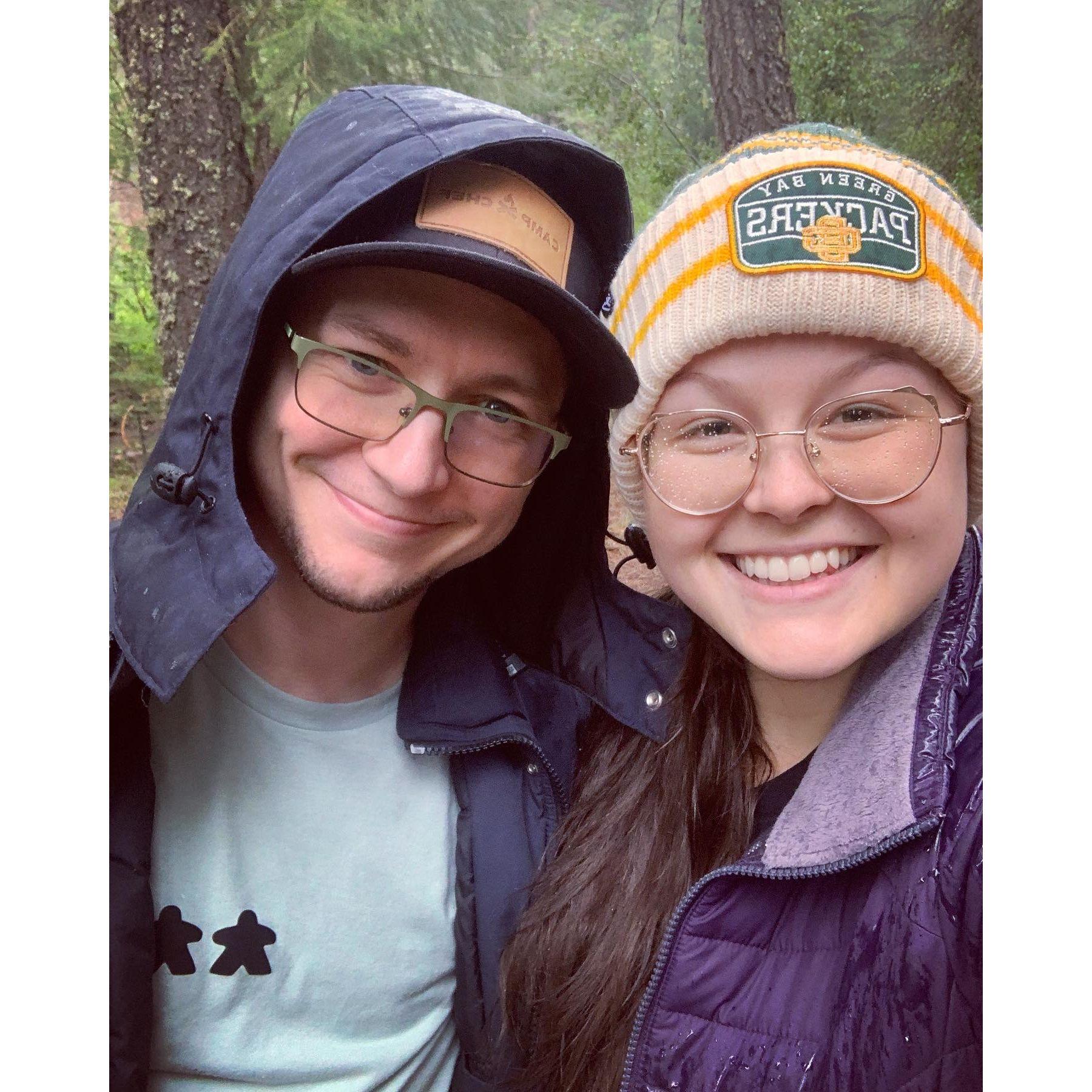 We went to check out the ceremony site the same week that a hurricane hit California.