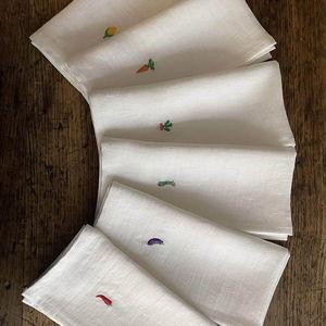 Rainbow Veggie Napkin, Set of 6