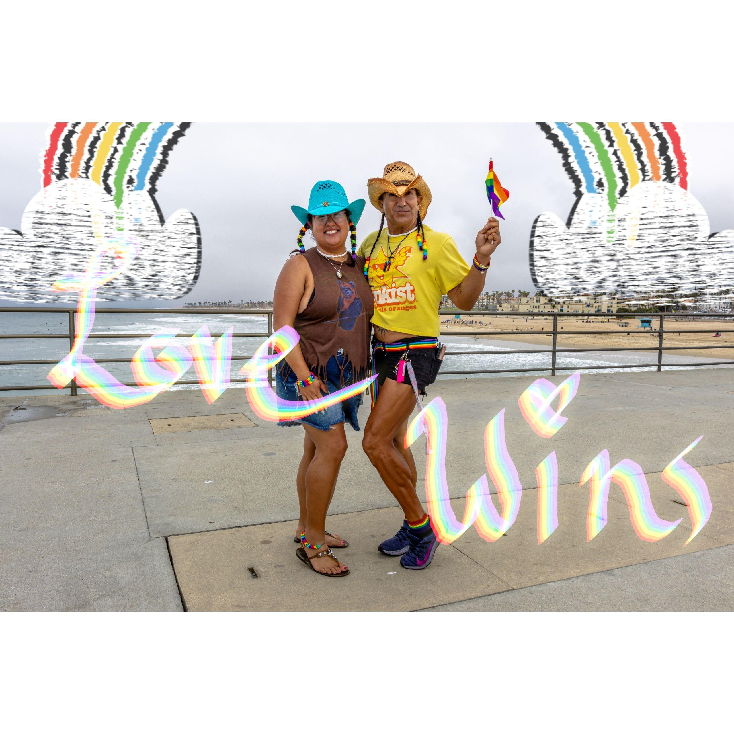 Pride month at the Beach!