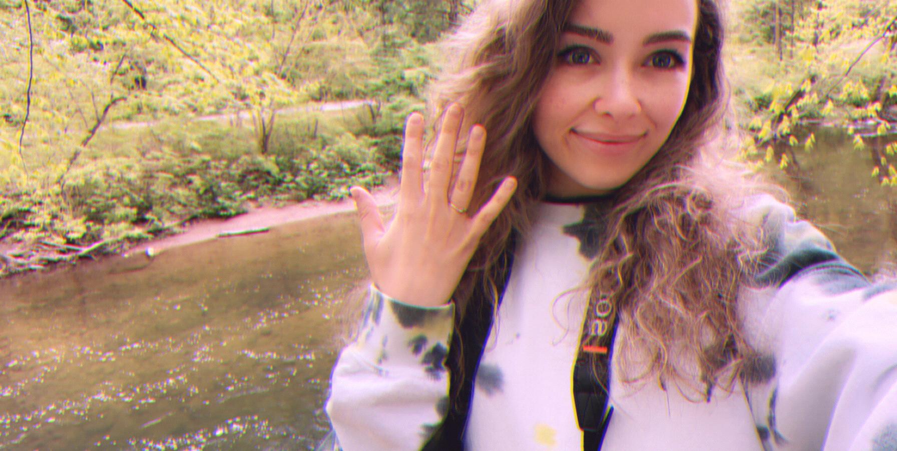 First ring selfie ..💍