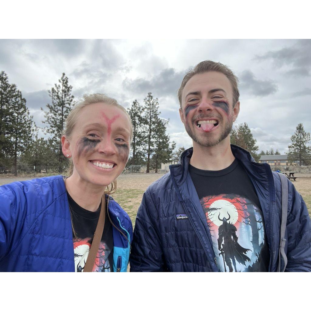 Our first frisbee tournament together, and we took home 2nd!