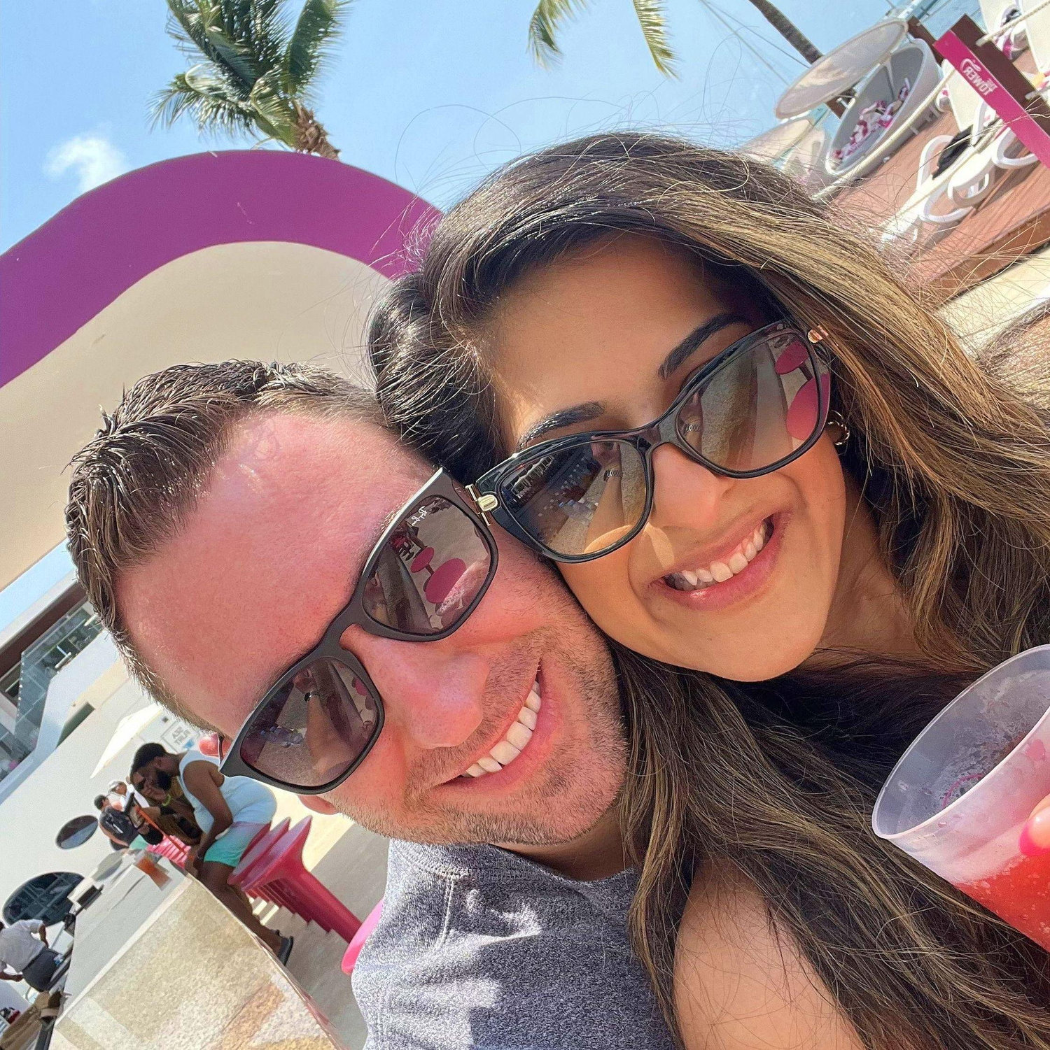 Our first vacation together- Cancun, Mexico🍓🍹☀️