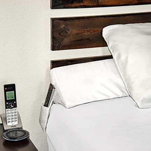 SnugStop Bed Wedge Mattress Wedge (King) Headboard Pillow Gap Filler Between Your Headboard and Mattress Don't Lose Your Pillow