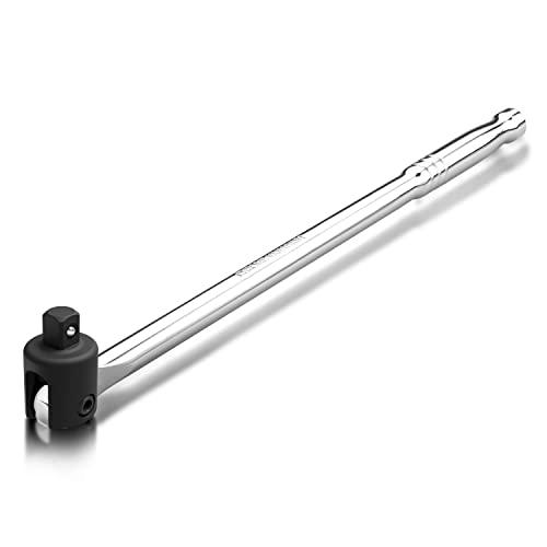 Neiko 00206A 1/2 Inch Drive Premium Breaker Bar, 24" Length | Cr-V Steel | Chrome Moly Head