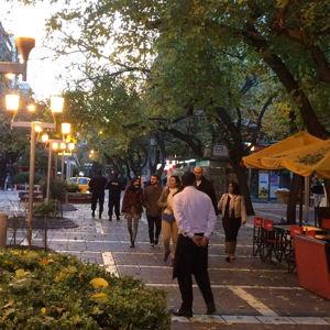 Dinner on Avenida Sarmiento