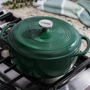 Essential Enamel Dutch Oven (6 QT in Evergreen)