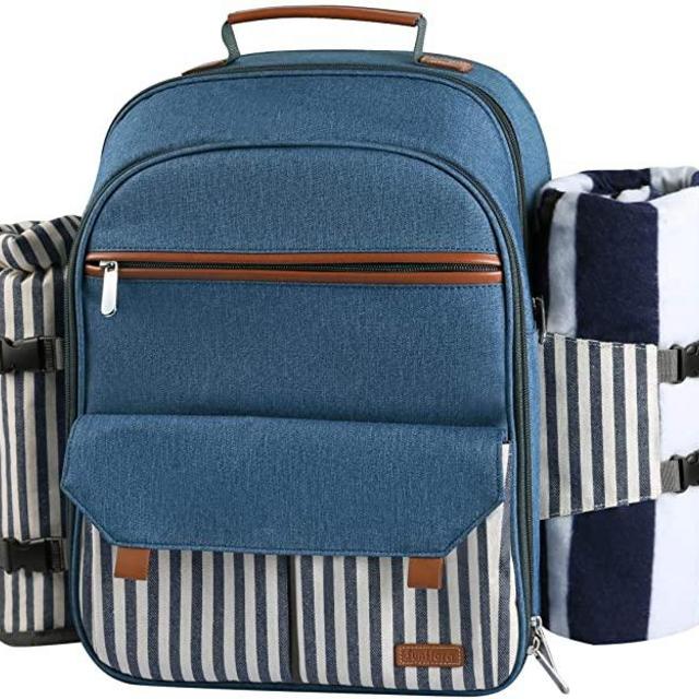 Picnic Backpack with Blanket