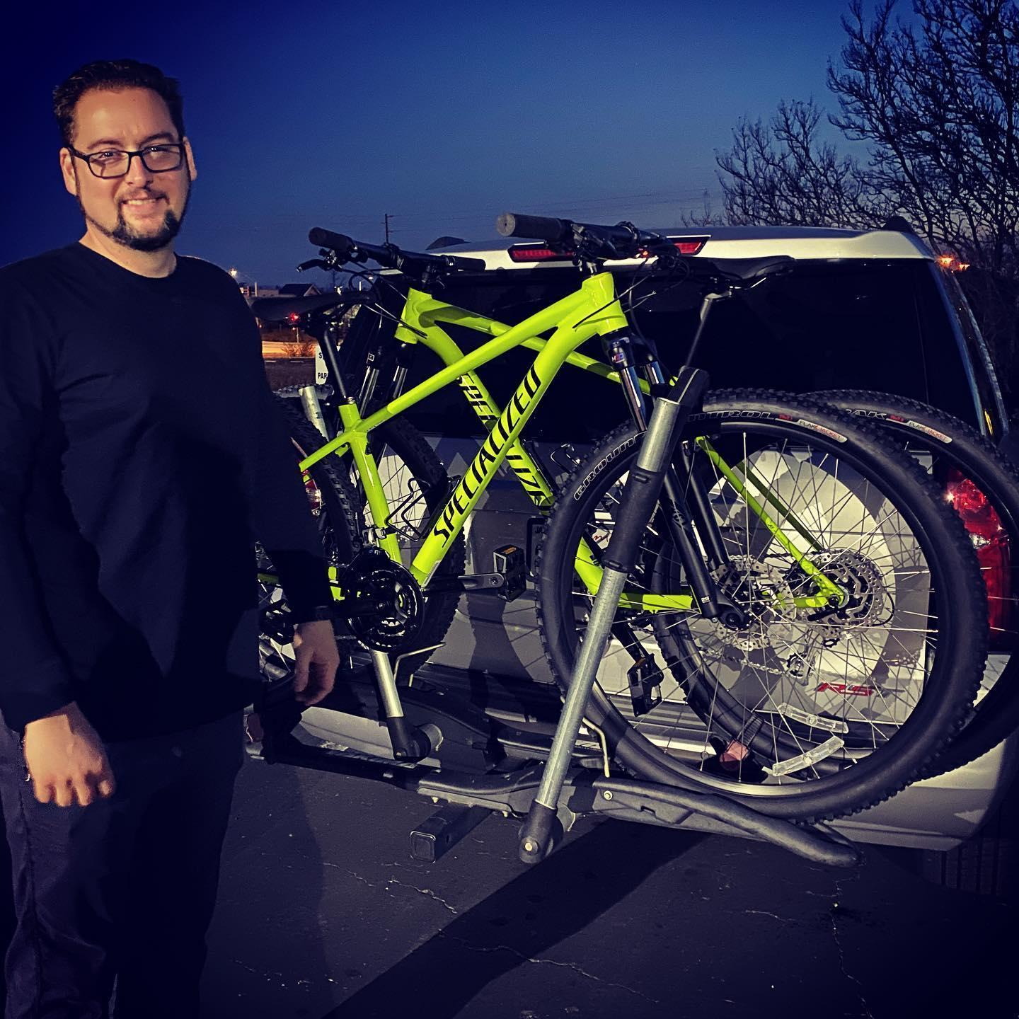 Justin's love for Mountain Biking has made its way into Michelle's heart!