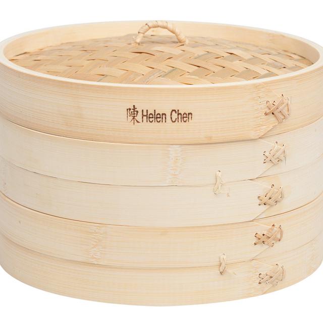 Helen Chen's Asian Kitchen 10 Bamboo Steamer Basket