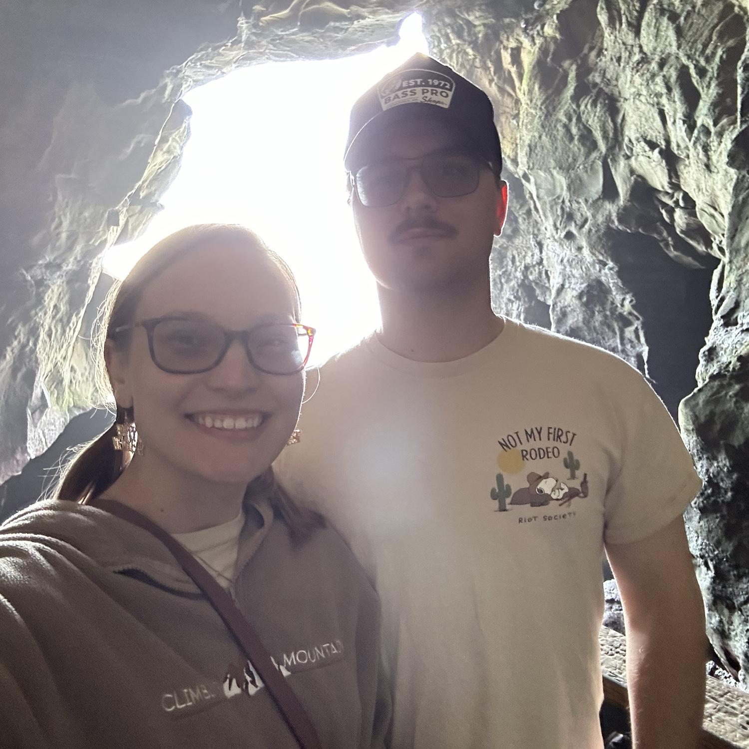 Selfie Inside Sea Cave NYE 2024