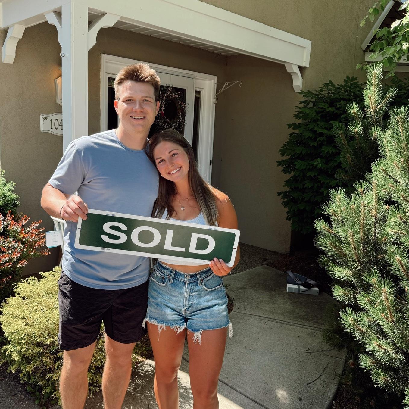 The day we got the keys to our first home!