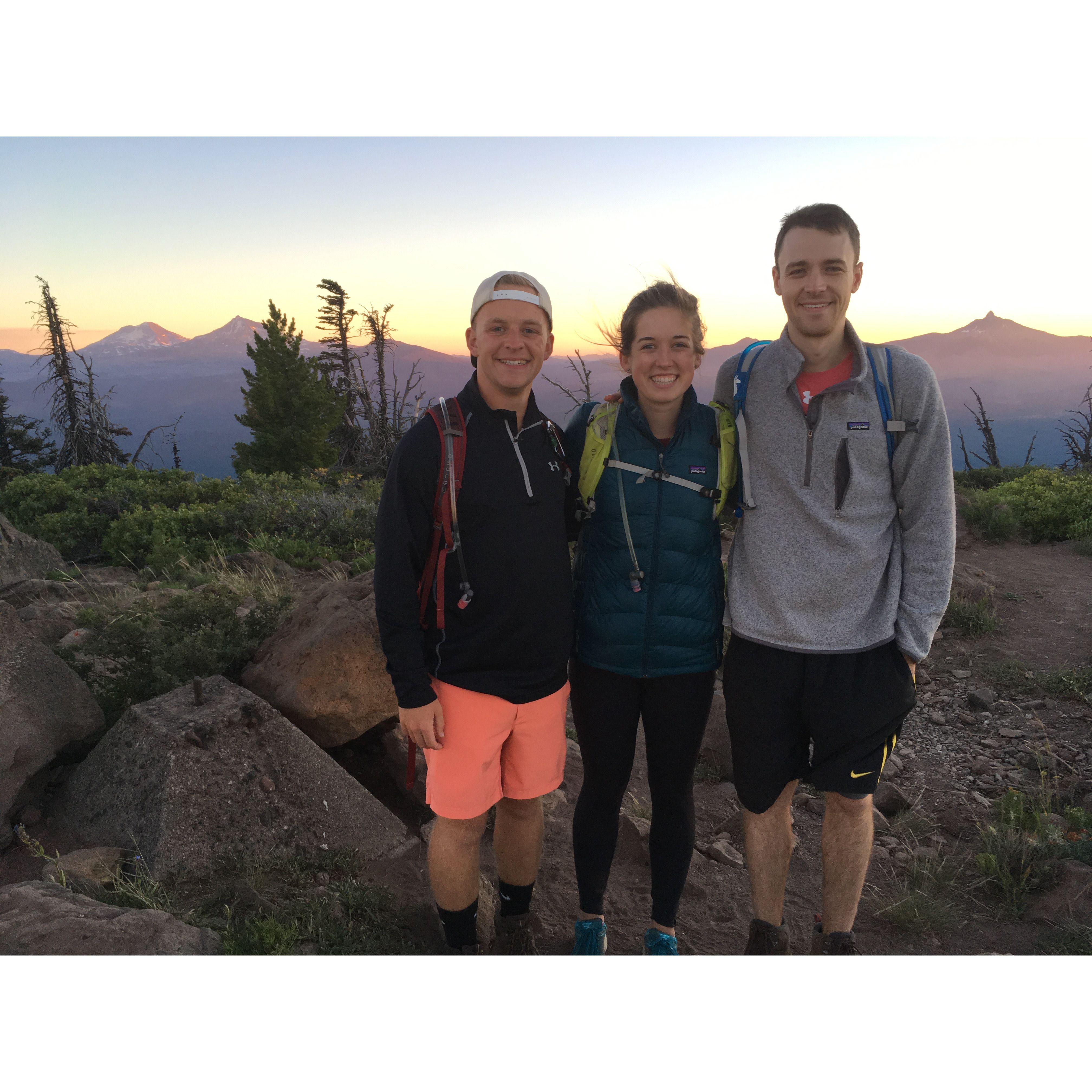 Jack's first time up Black Butte in 2018 alongside Julia and Alex. Alex would propose to Carolyn days after this, likely after receiving life-changing advice from his future sister and brother-in-law.