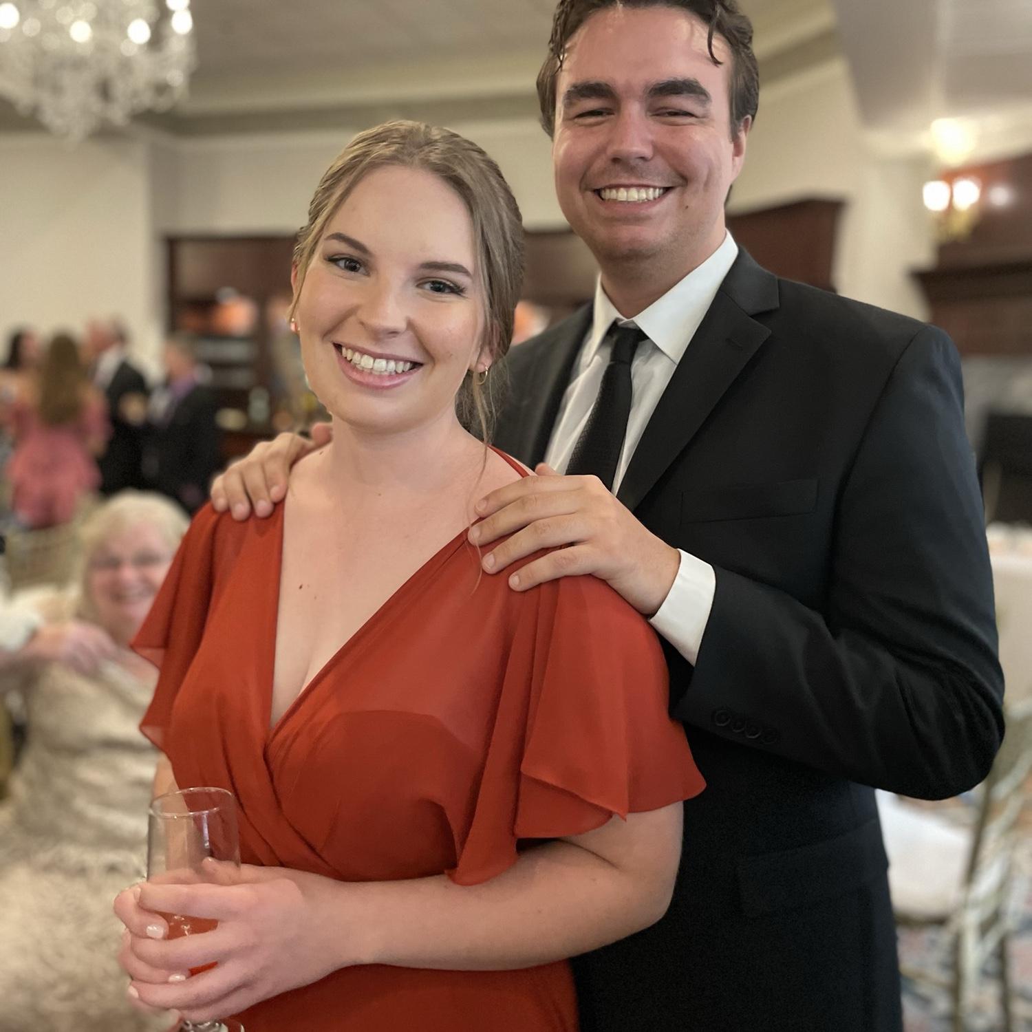 Celebrating at Michael and Abigail’s wedding