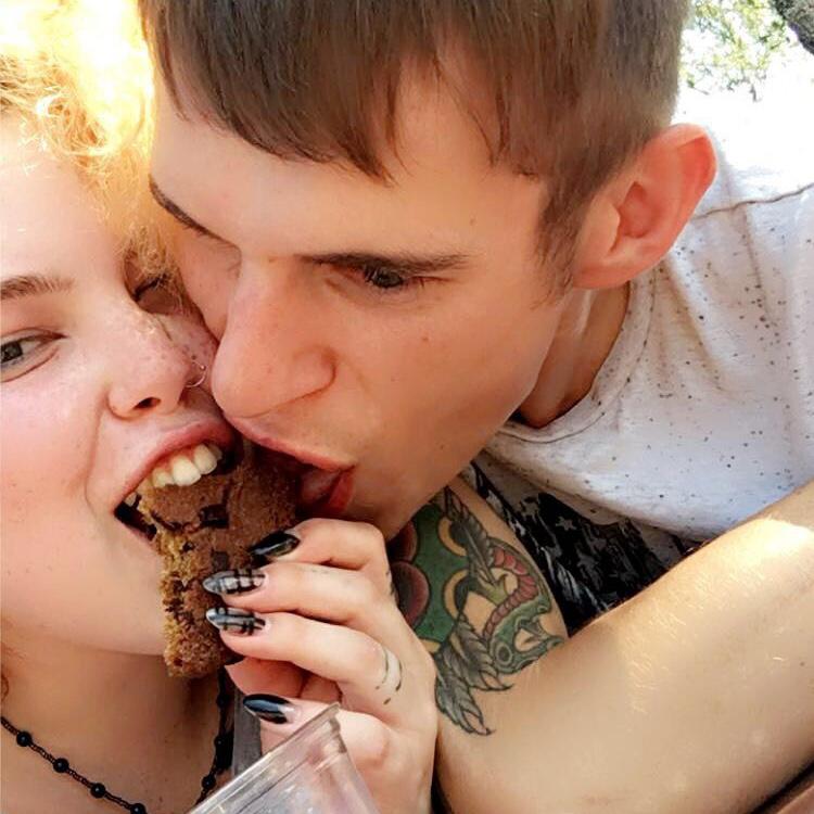 A shared cookie at some brewery, 2020!