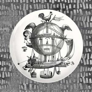 flying scientarium plate