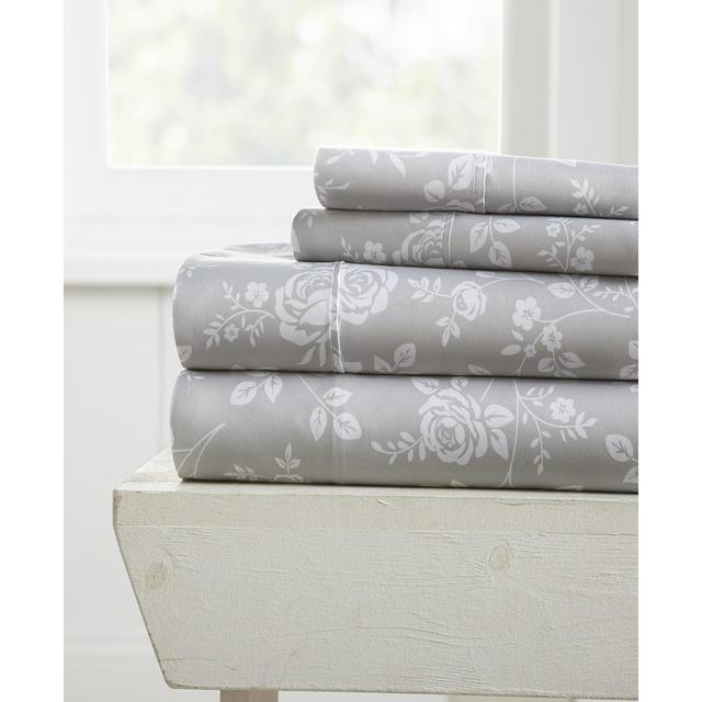 The Boho & Beyond Premium Ultra Soft Pattern 4 Piece Bed Sheet Set by Home Collection - King