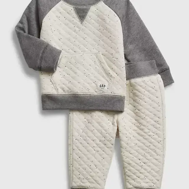 Baby Quilted Knit Outfit Set