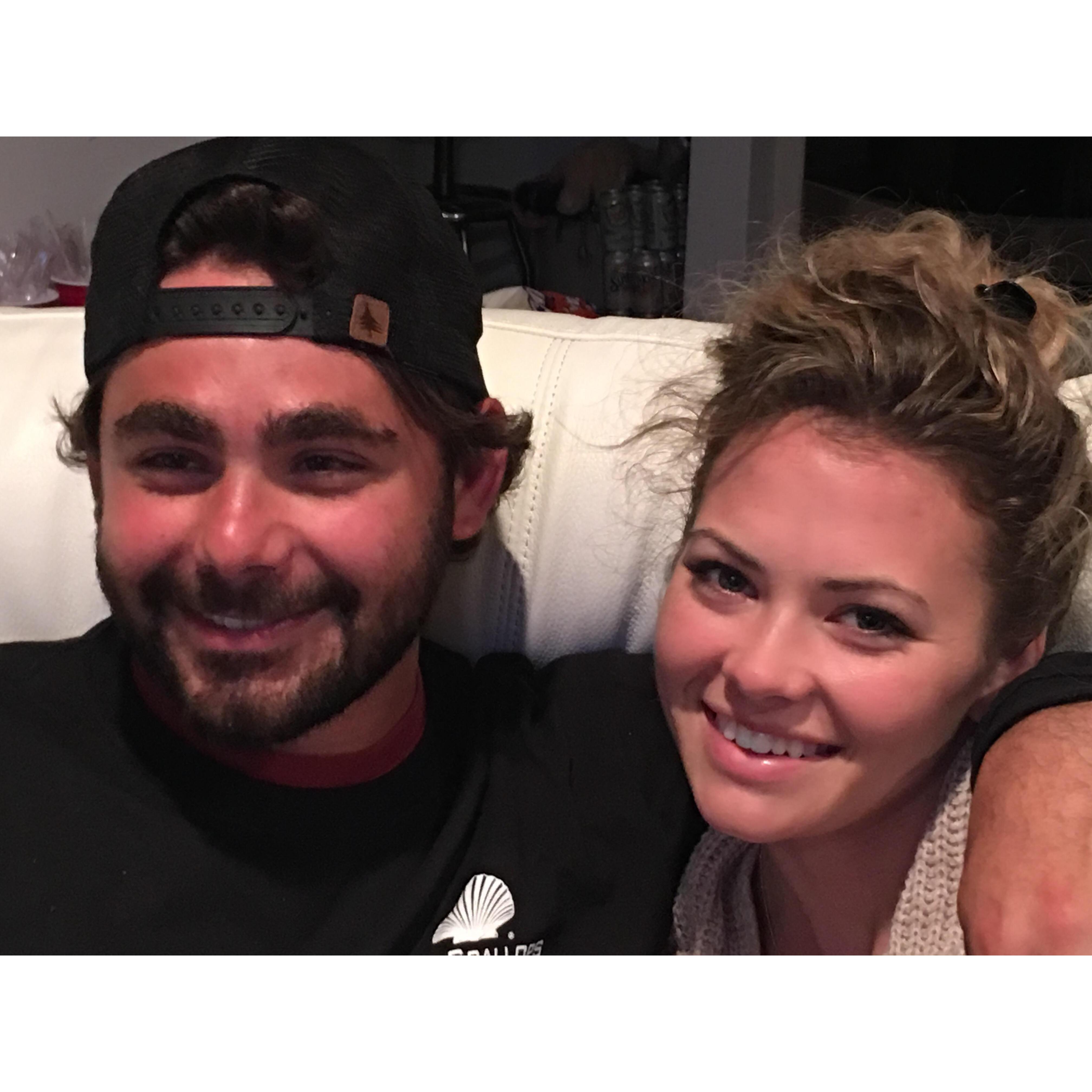 Our first picture together - July 4, 2016