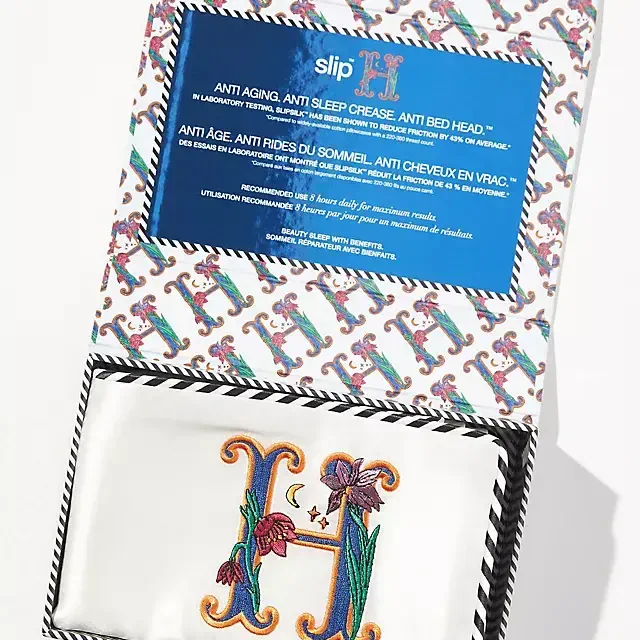 Slip Silk Initial Collection Queen Pillowcase