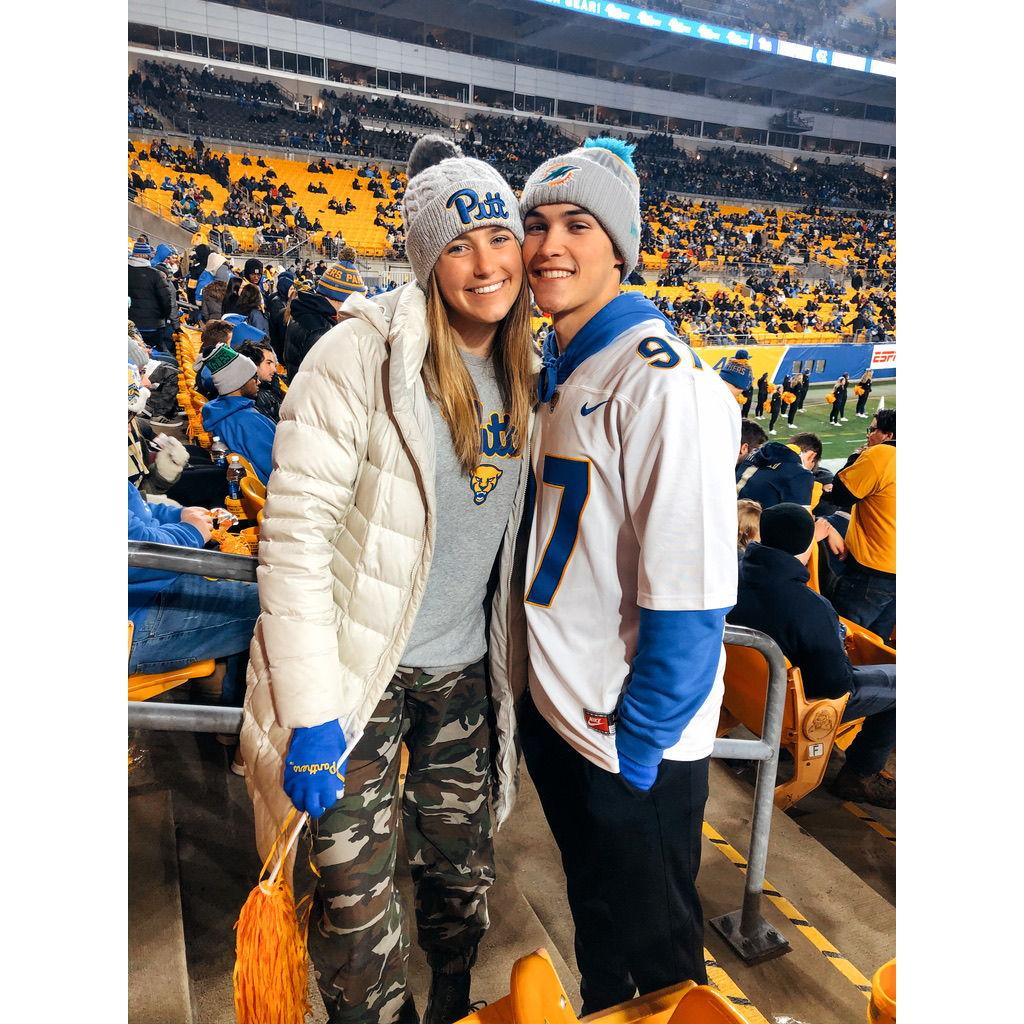 Our first Pitt game together