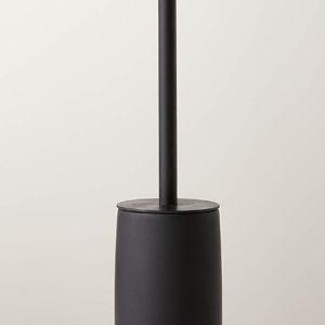 Rubber Coated Black Modern Toilet Brush + Reviews | CB2