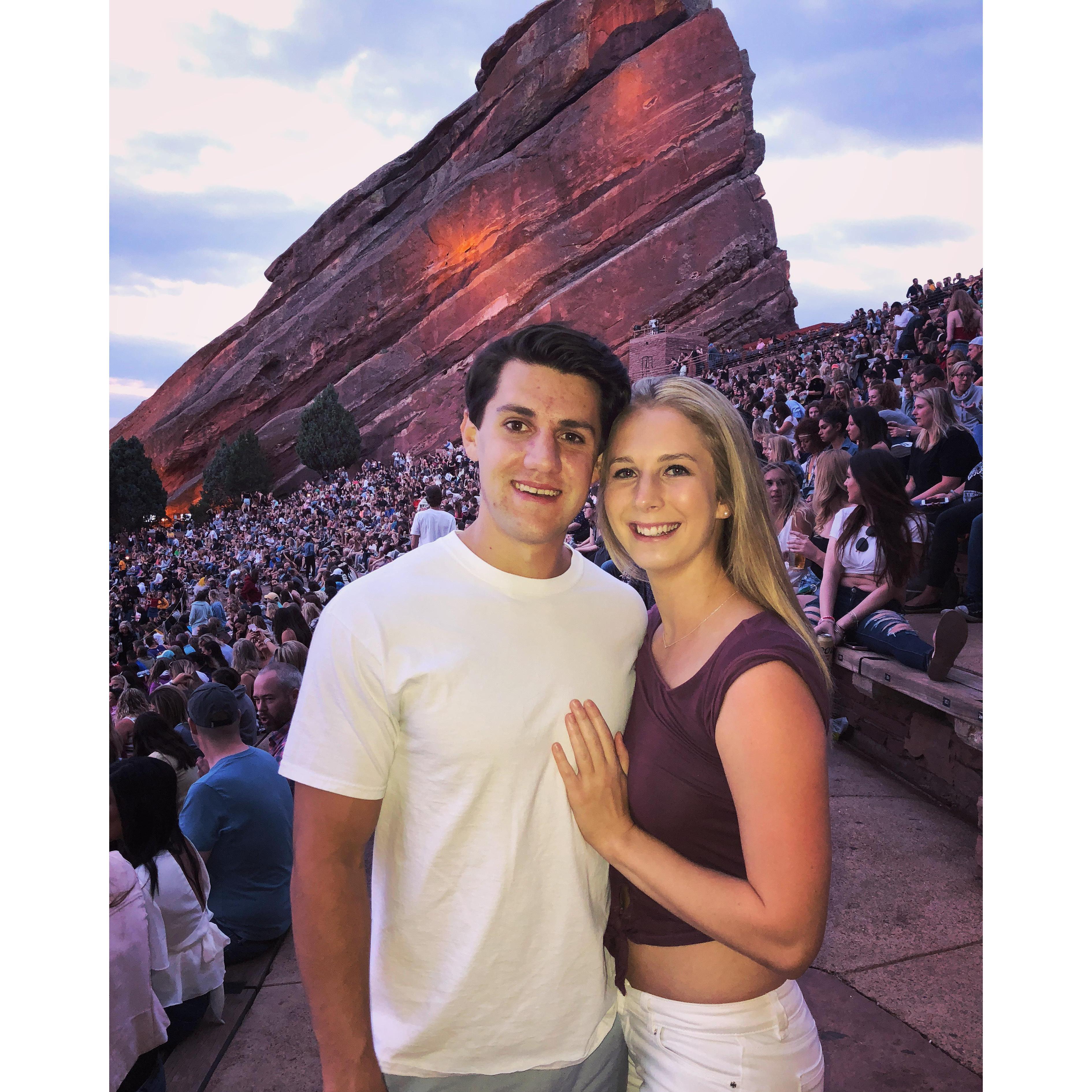 Concert at Red Rocks. Summer 2018