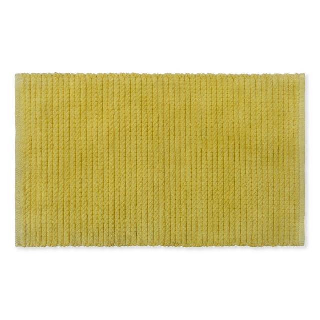 Bee & Willow™ Home Cable 21" X 34" Bath Rug in Yellow