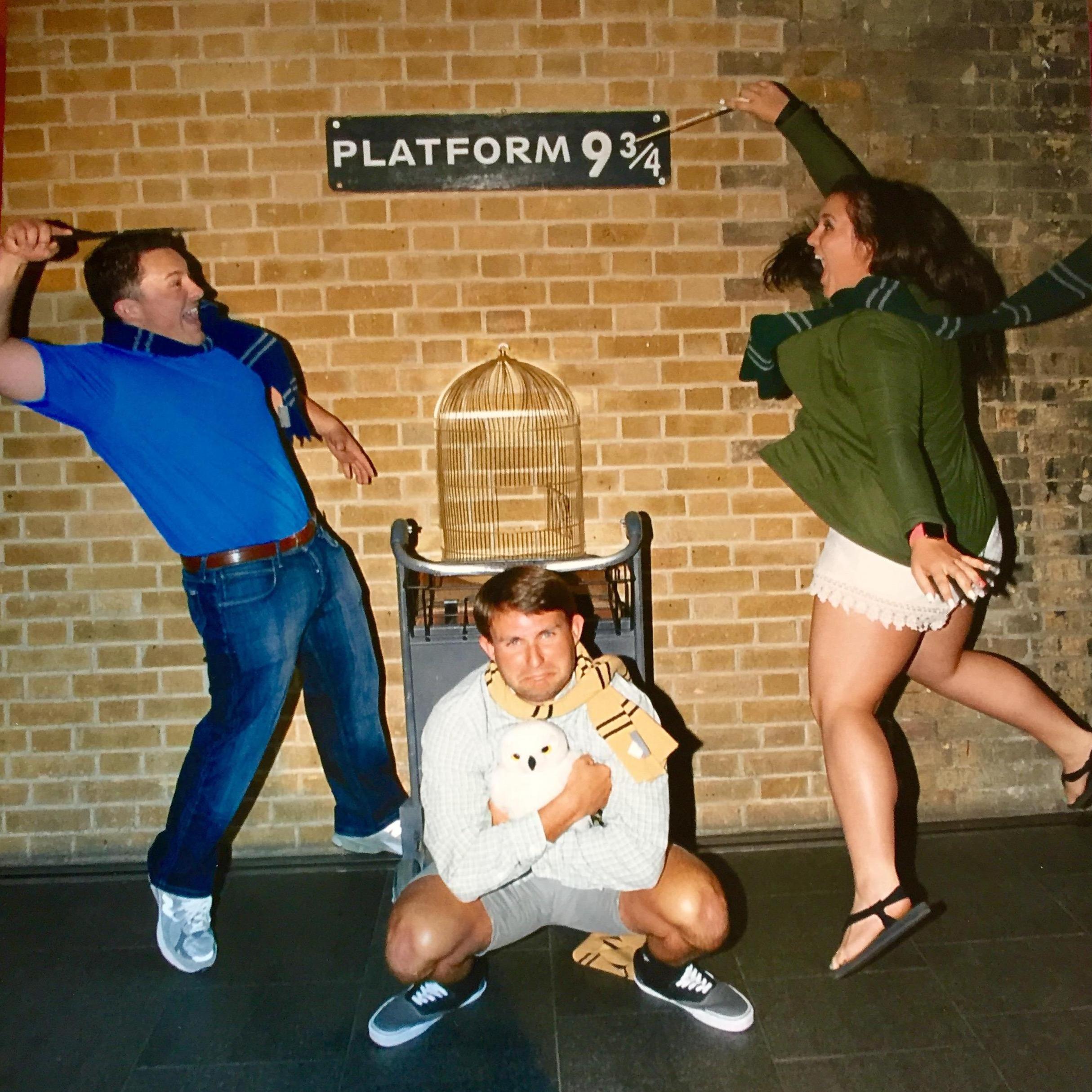 Platform 9 3/4, King Cross Station, London, England