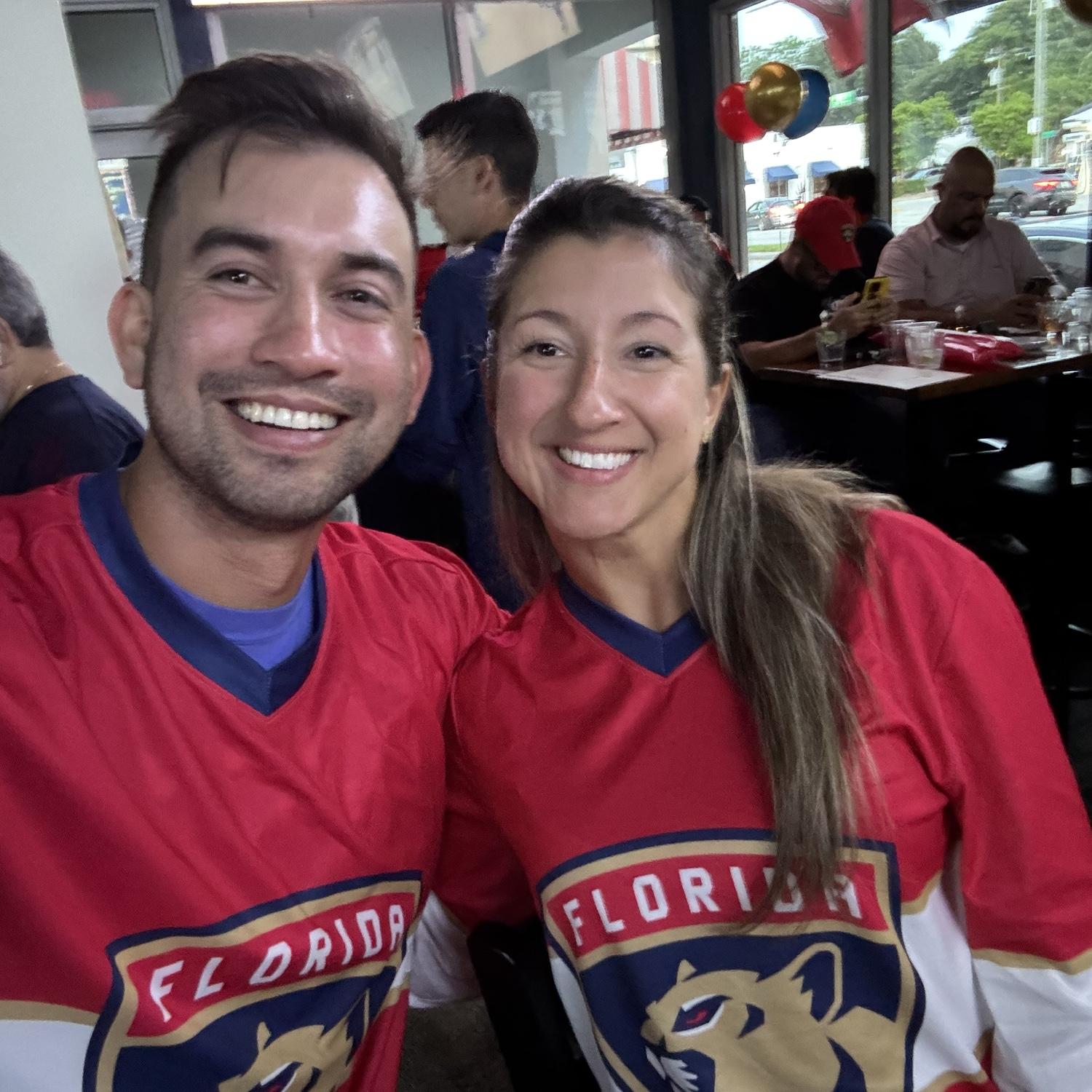 Converting him into a Florida Panthers fan 🐆 🏒 (June 2025)