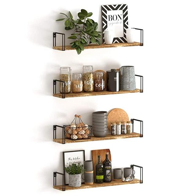 AVILA 24 Floating Shelves for Wall, Kitchen and Pantry