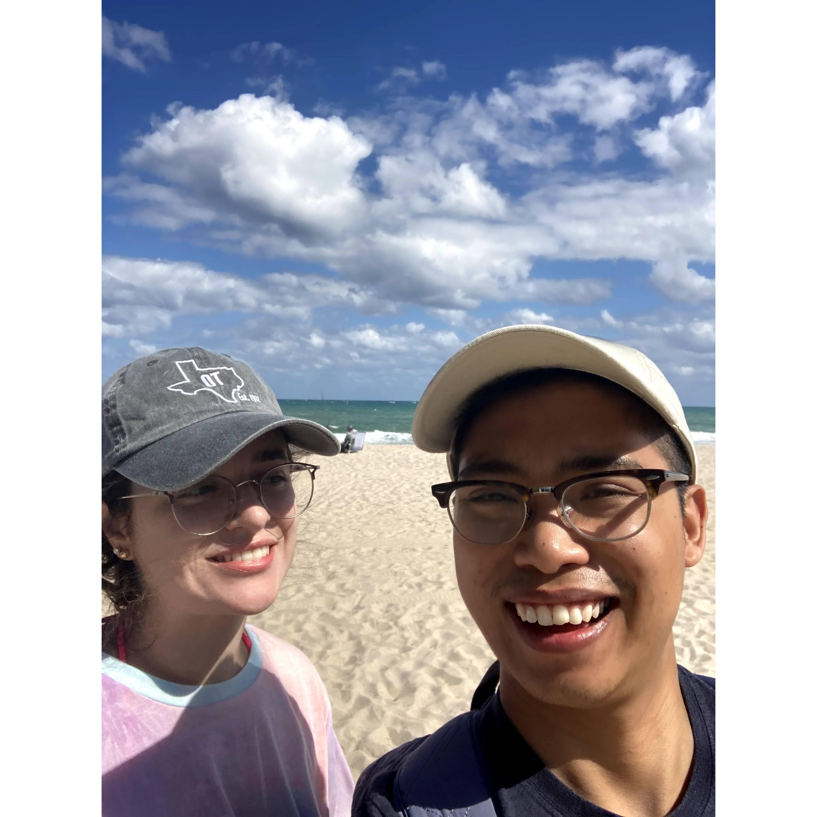 Our first visit to Miami Beach!