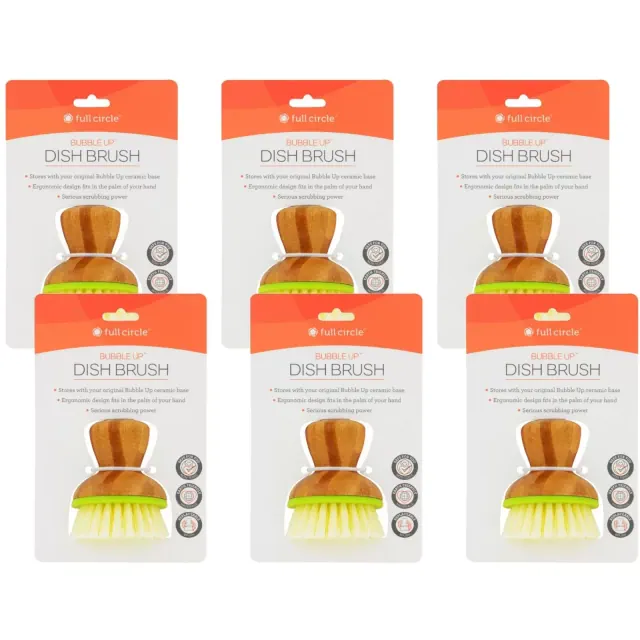 Full Circle Home Bubble Up Dish Brush - 6 ct
